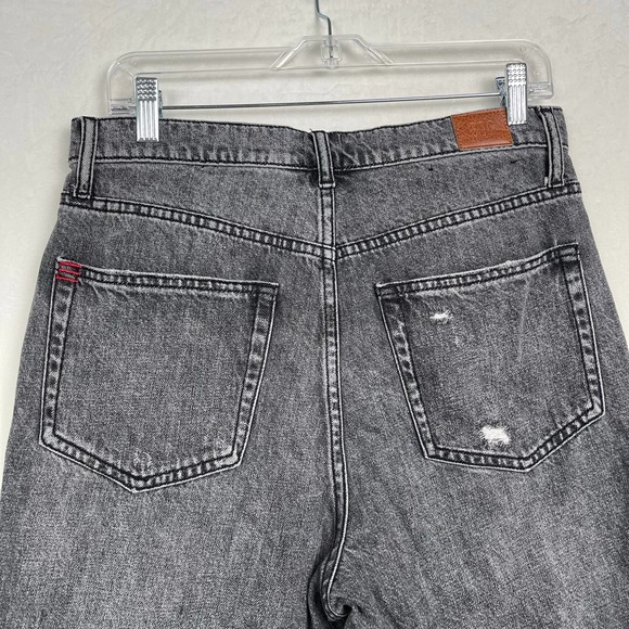 BDG Urban Outfitters Gray Wash Distressed Slim Straight Button Fly Jeans, SZ 30 - Picture 6 of 13